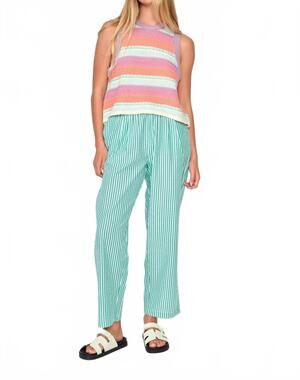 NEW DRA LOS ANGELES siena top in mint and pink